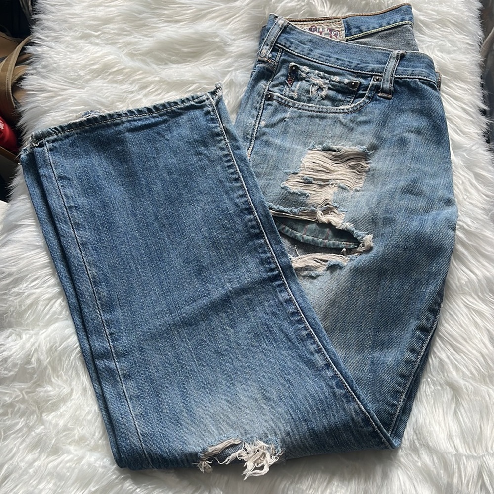 Abercrombie and Fitch distressed jeans - Picture 7 of 17